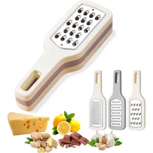 Portable Cheese Grater Stainless Steel 3 In 1 Handheld Kitchen Tool for Efficient Vegetable Grating Home Gadgets