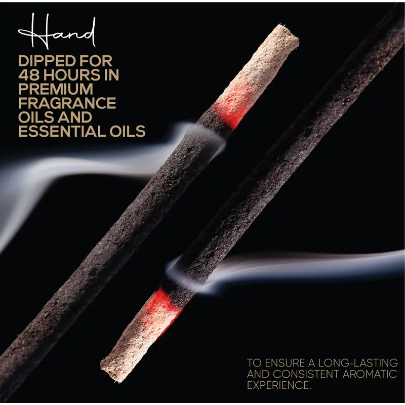 Plant Guru 100 Incense Sticks 11" Bulk Pack Wholesale Hand Dipped African Gold Scent Cleaner Aroma Fragrance Bottle  Scented