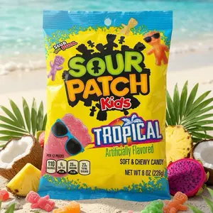 Sour Patch Kids Candy - Chewy Sour-to-Sweet Fruit-Flavored Treats for Kids, On-the-Go Snacking