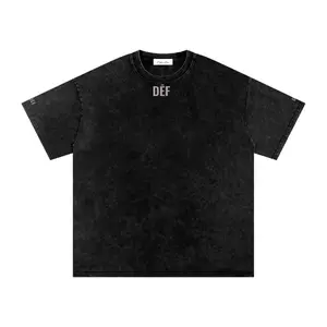 DĒF Snow Washed Oversized Tee