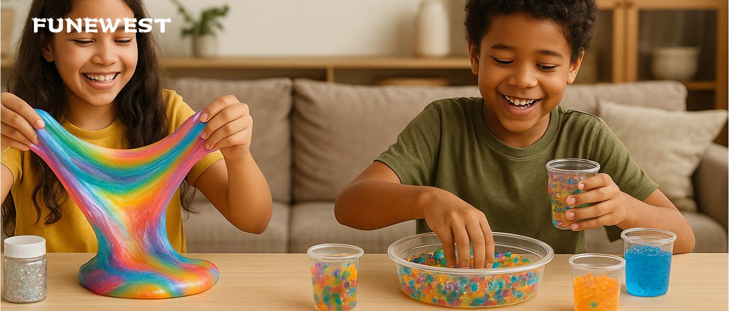 Funewest Slime Kit for Kids, Mini Galaxy Ball Slime Making Kit with Glow in The Dark Stickers, Glitter, Beads & Charms – Creative DIY Craft Kit & Stress Relief Sensory Toy Gifts for Girls Ages 6-12 Funewest Slime Kit for Kids, Mini Galaxy Ball Slime Making Kit with Glow in The Dark Stickers, Glitter, Beads & Charms – Creative DIY Craft Kit & Stress Relief Sensory Toy Gifts for Girls Ages 6-12