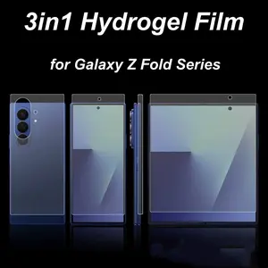 3-In-1 High-Quality Matte Hydrogel Film for Samsung Galaxy Z Fold 6/7, HD Front & Back Protection, Easy Install, Durable Protective Screen Protector