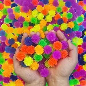 10/20/30PCS Spiky Hedge Balls, Stress Balls, Squeeze Balls, Soft Sensory Balls, Sensory Stimulation, Pressure Relief, Tactile Exploration, Fidget Toys, Birthday Party Favors, Gift Bag Filler, Pinata Filler, Random Styles And Colors, Sensory Bundle