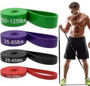 4pcs Resistance Bands Pull Up Bands, Exercise Workout Bands for Working Out, Home Fitness Rubber Expander Loop, Strength Assistance Body Stretching Equipment for Men & Women