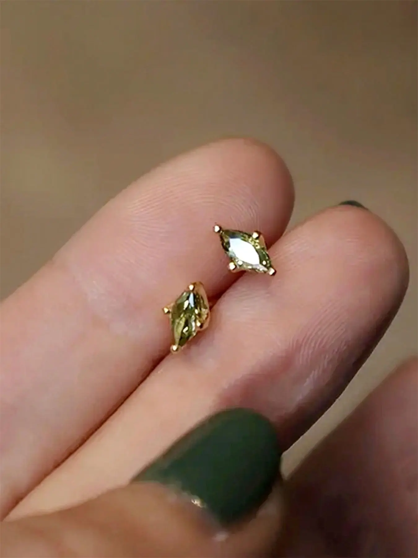 1 Pair Elegant Cubic Zirconia Stud Earrings For Women For Party Engagement Anniversary Jewelry Valentine's Day Gift Solitaire Earrings