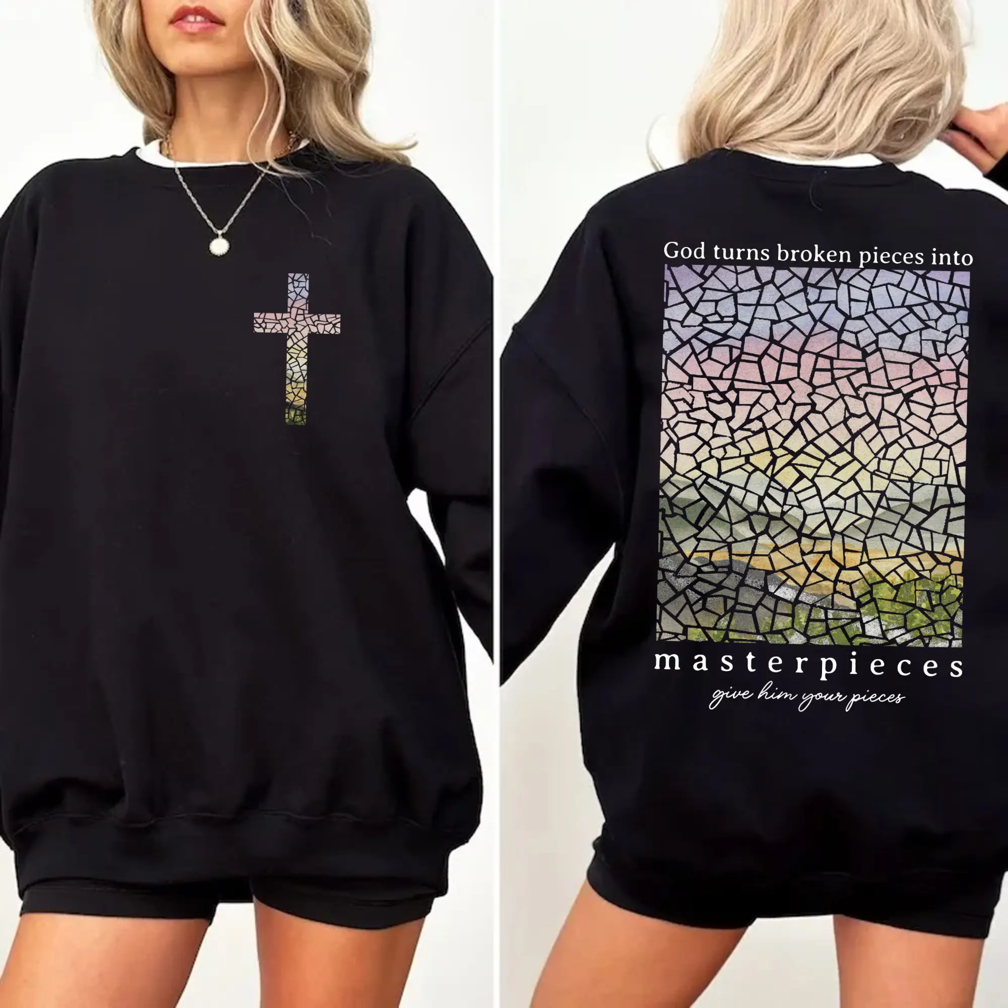 Christian Sweatshirts with Bible Verses – Faith Apparel for Men & Women | Jesus T-Shirts, Hoodies & Crewnecks | Religious Gifts for Baptism, Easter &