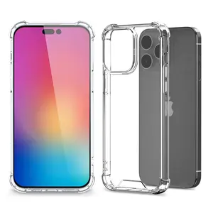 Designed for iPhone 15 Pro Case, Clear Reinforced Corners TPU Bumper, Thin Soft & HD Clear Anti-Scratch Shockproof & Drop-proof Protective Cover. Phone Case for iPhone 15 Pro 6.1 inch