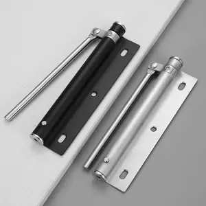 Stainless Steel Door Closer 1 Set Adjustable Invisible Door Spring Closer for Home Hotel Office Door Hardware