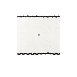 business & pleasure co. Beach Blanket in Malibu Black Stripe