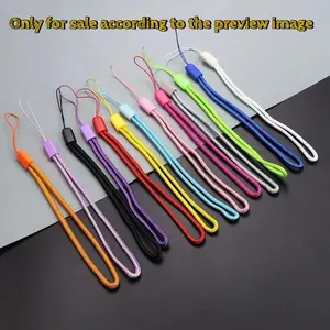 2PCS Nylon Lanyard Hand Wrist Strap Cord Holder for Camera Flash Drive Keychain Cell Phone Strap DIY Hang Universal Rope Phone Charms Phone Accessories