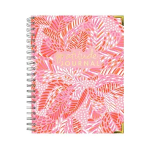 Mosaic Meadow Pink Gratitude Journal