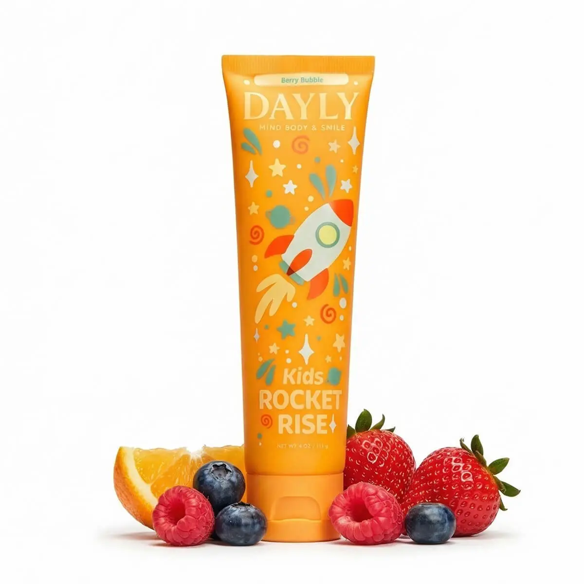 ROCKET RISE - Kids AM Vitmain Infused Toothpaste, Oral Care Product for Children's Morning Dental Hygiene