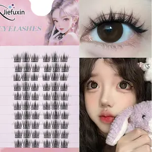 10rows Manga Lashes Large Capacity Dolly Lashes Cluster Soft Cross Wispy Volumized False Eyelashes Eyelash Extension Diy Eyelash Extensions Fluffy Eyelash Clusters Puff Lash Clusters