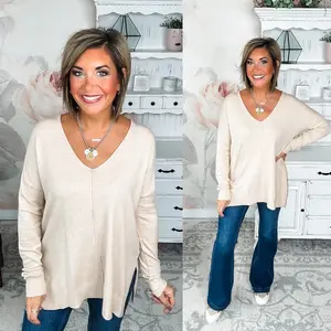 Blackout Breezer Sweater - Beige