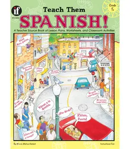 USED Book - Teach Them Spanish!, Grade 5: A Teacher Source Book of Lesson Plans, Worksheets, and Classroom Activities by Waltzer-Hackett, Winnie (Paperback) - english