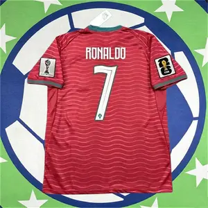 2026 Home Red No.7 Ronaldo Short sleeve Soccer jersey