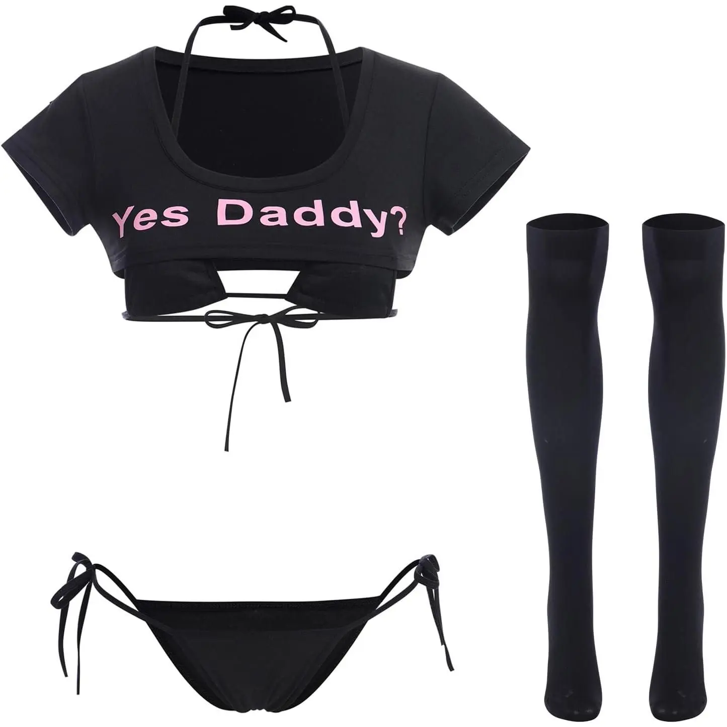 Women Cute Kawaii Striped Bikini Lingerie set Micro Tiny Bra G-string Panty/Garter Belt 2Pcs / 3Pcs Underwear JinhuanXuan SHOP