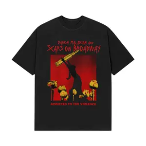 Daron Malakian Scars On Broadway T-Shirt – Rock Band Graphic Shirt, Addicted To The Violence Vintage Shirt Men’s Tops