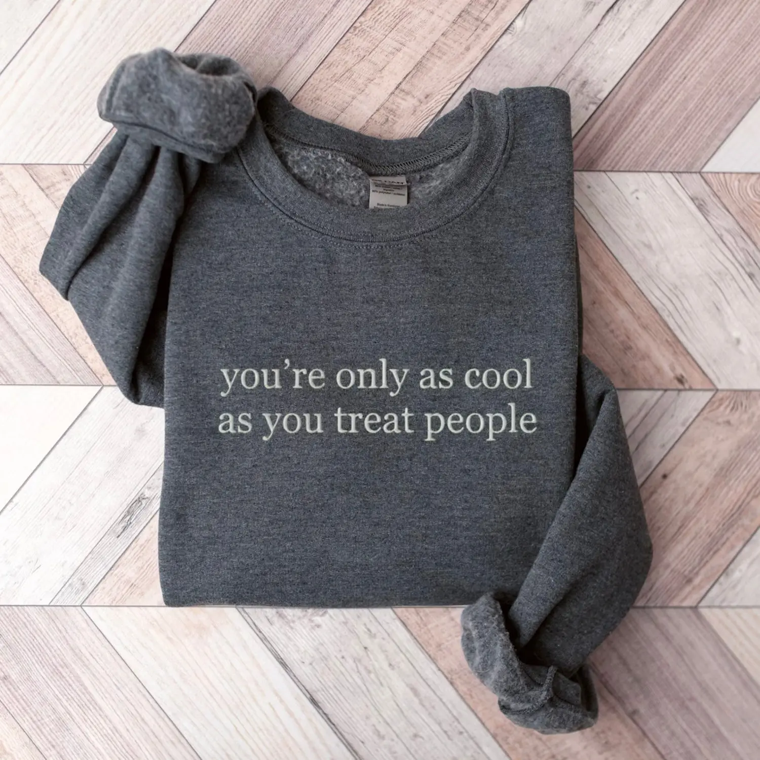 You're Only As Cool As You Treat People Shirt, Treat People With Kindness, Mental Health Sweatshirt, Empathy T-shirt N4QW7