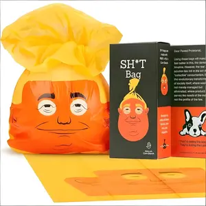 【Upgraded version】2026 New Funny Dogs Poop Bags SH*T Bag 60 Count The Most Presidential Poop Bag Ever Leak-Proof and Extra-Thick Pet Waste Bag Novelty Gag White Elephant Gift for Pet Walking and Cleaning