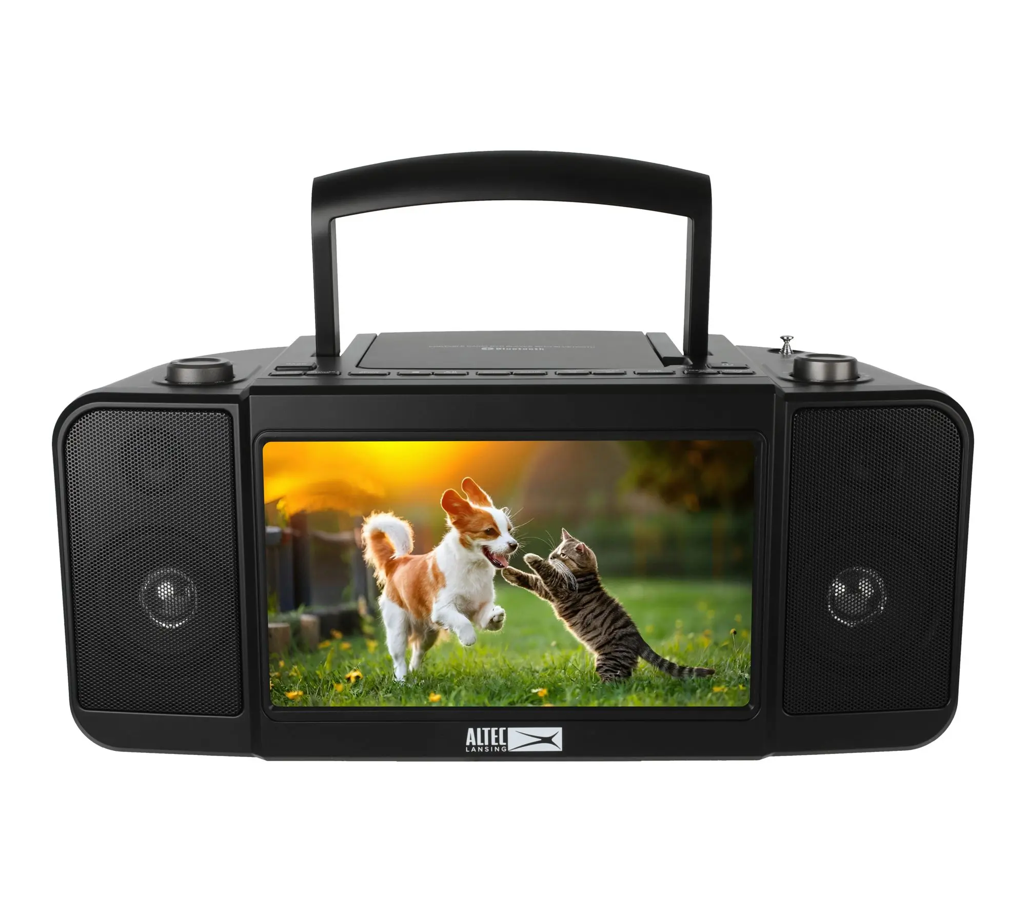 Altec Lansing 10" TV Streaming Boombox with CD DVD and Radio Altec Lansing 10" TV Streaming Boombox with CD DVD and Radio