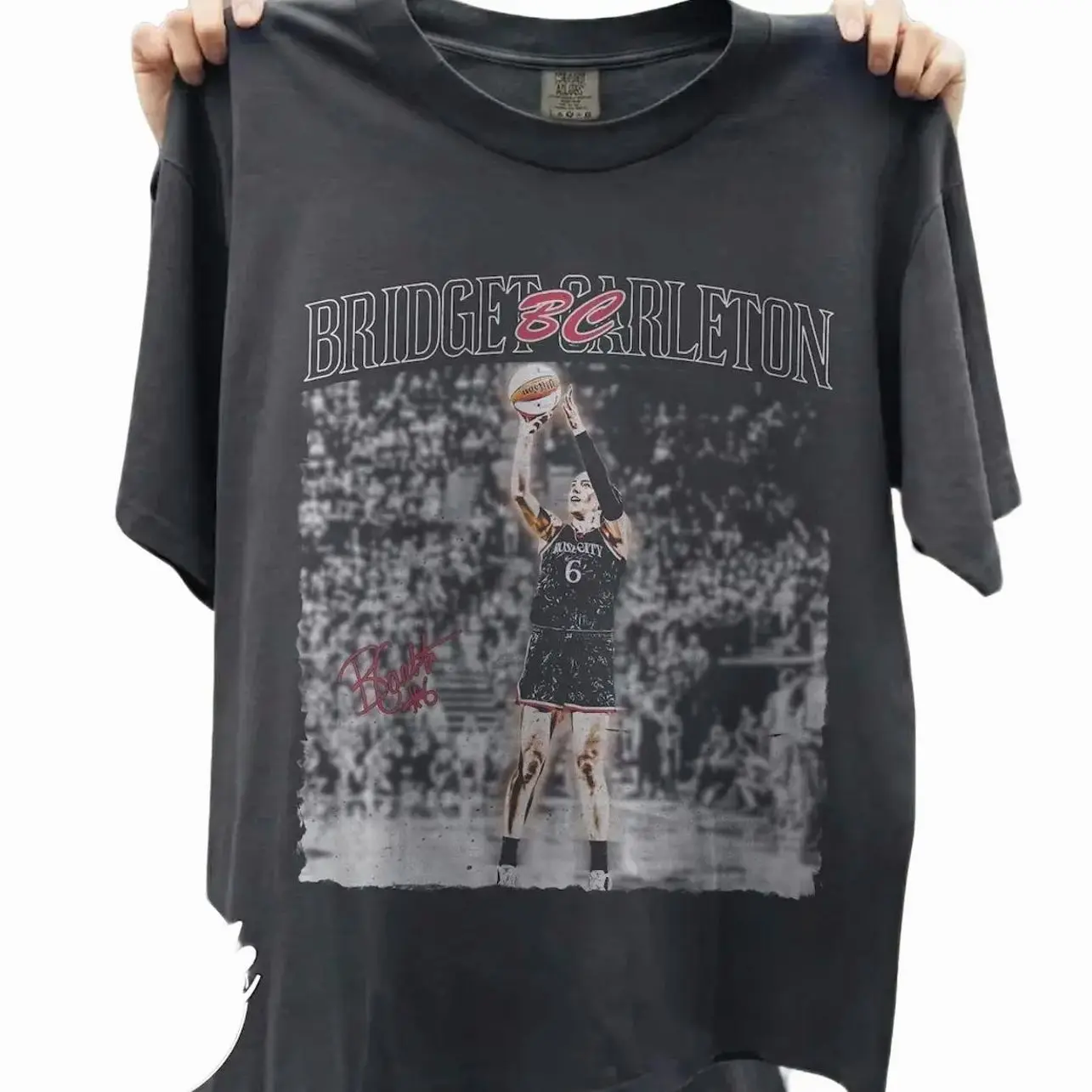 Bridget Carleton "BC" #6 Portland Women Basketball Vintage Shirt