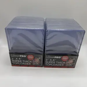 Ultra Pro 3X4 Super Thick Toploaders 2 Packs of 10 for up to 260pt Cards