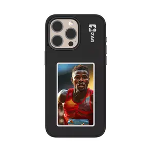 iPhone 16 Pro Max Tizag Customizable Digital Canvas Phone Case - Available in 3 Colors (Bravo Black, Bravo Pink, & Bravo Blue) - Personalized Protection and Style