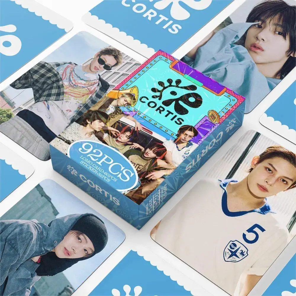 92Pcs Kpop Idol CORTIS New Album Series Lomo Cards Stickers Postcards Martin James Juhoon Seonghyeon Keonho Fans Gifts