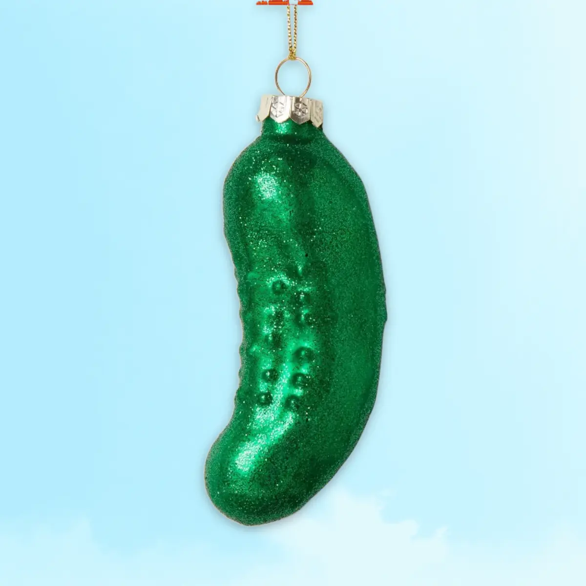 Pickle Gss Christmas Tree Ornament - Wonrshop ™ : Mold-Blown, Indoor coration, 5.3" Height