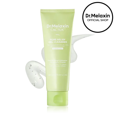 [Dr.Melaxin Official] CACTOX Pore Relief Gel Cleanser 120ml with Cactus Cooling & Dehydrated Pore Care