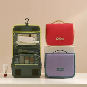 Large Capacity Multi-Pocket Travel Toiletry Bag, Unisex Hanging Storage Organizer, Ideal for Men and Women, Perfect for Trips