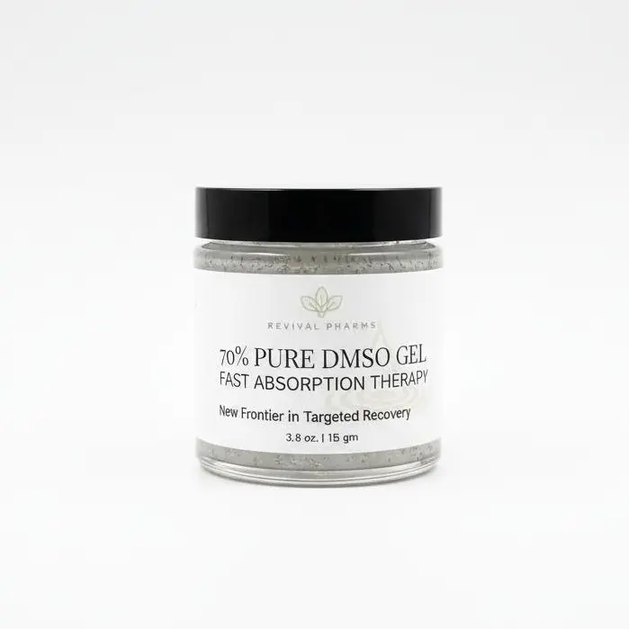 70% DMSO Gel - USP-Grade High-Strength Therapeutic Joint Pain Gel with Glycerin, Lightweight Topical for Post-Workout Recovery & Wellness Support