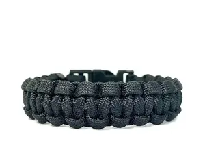Engineered Black Paracord Bracelet