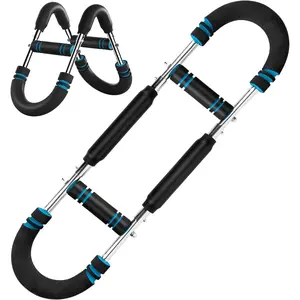 Twister Arm Trainer Adjustable 60-100lb Chest Shoulder Forearm Strength System Portable Full Body Workout Equipment for Home Gym Men Women Fitness Training