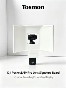 Lens Mount Adapter Compatible with DJI Action 4/5 Pro, Ace Pro, Nano, Pocket 3/4, Includes Marker Pen
