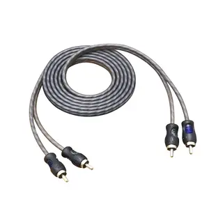 RCI-26 100% Oxygen Free Copper 6ft 2-Channel RCA Audio Cable, Twisted Pair with Noise Reduction