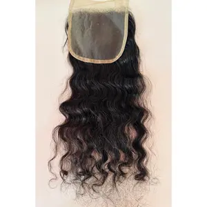 Virgin Indian Hair Curly Lace Closure