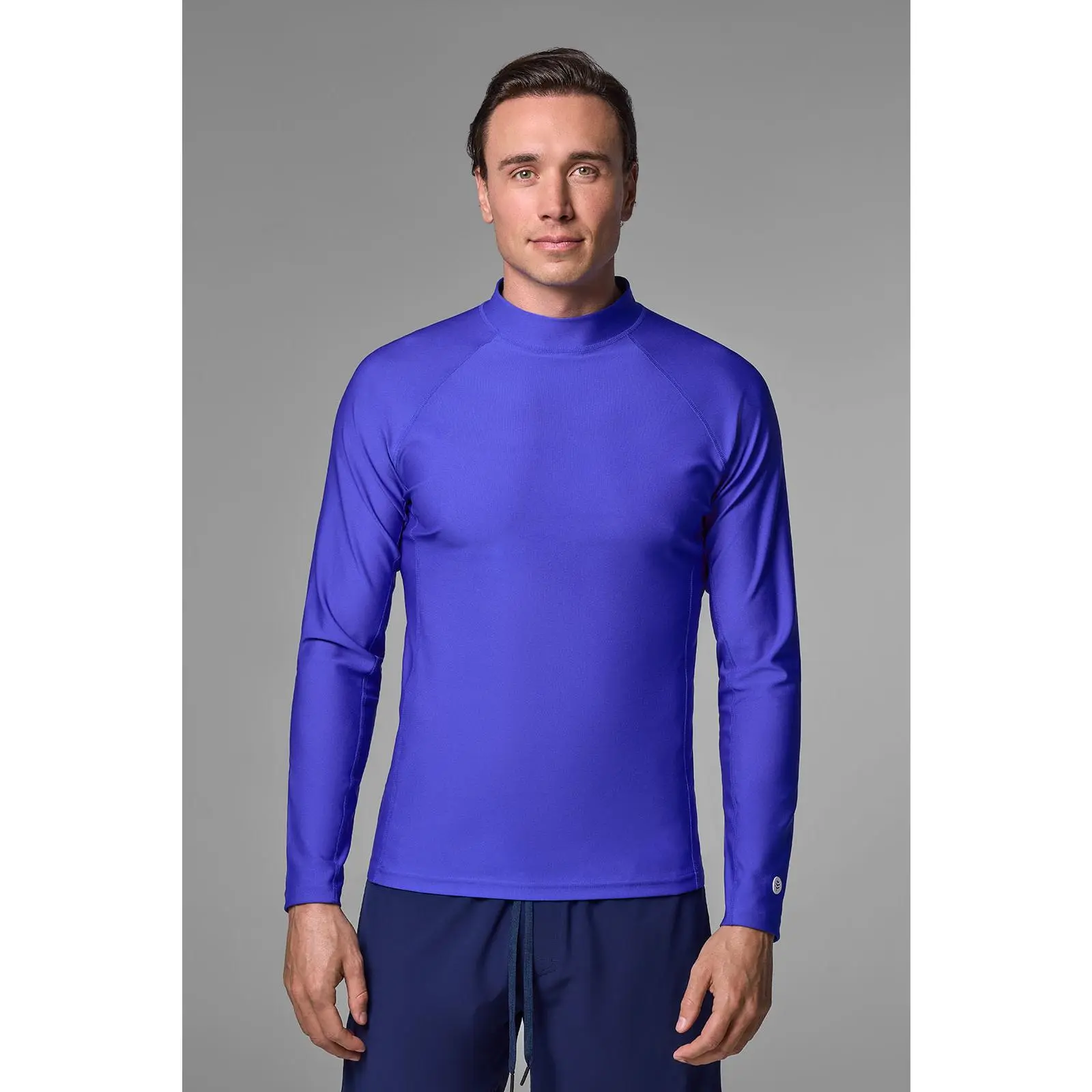 Men's Tulum Long Sleeve Surf Rash Guard | Baja Blue
