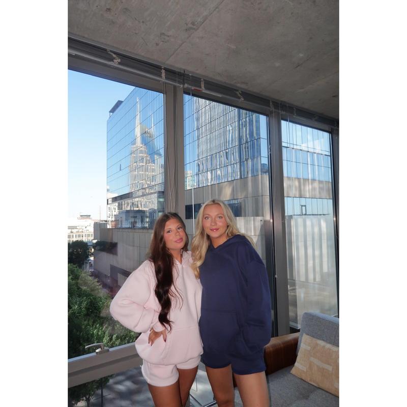 Pale Pink Staple Oversized Hoodie