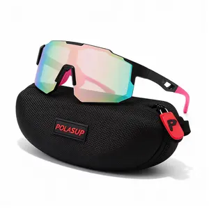 Unisex Sportive Shield Sunglasses Fashionable Sunglasses for Outdoor Sports Cycling& Men Outdoor Cycling Glasses uv400 lens sunglasses uv hair  friendly  sunnies travel accessory rave  glasses Assorted Color Classic Aviation Glasses adjustable  sunglasses