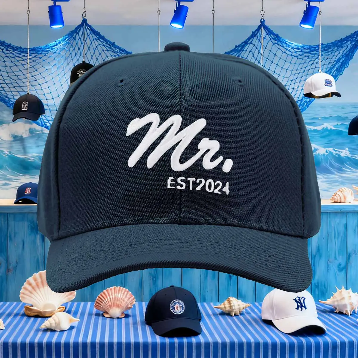 Mr Mrs Baseball Hats for Men Women, Newlywed Honeymoon Wedding Gifts baseball cap Retro Fun Truck Driver Baseball Hat