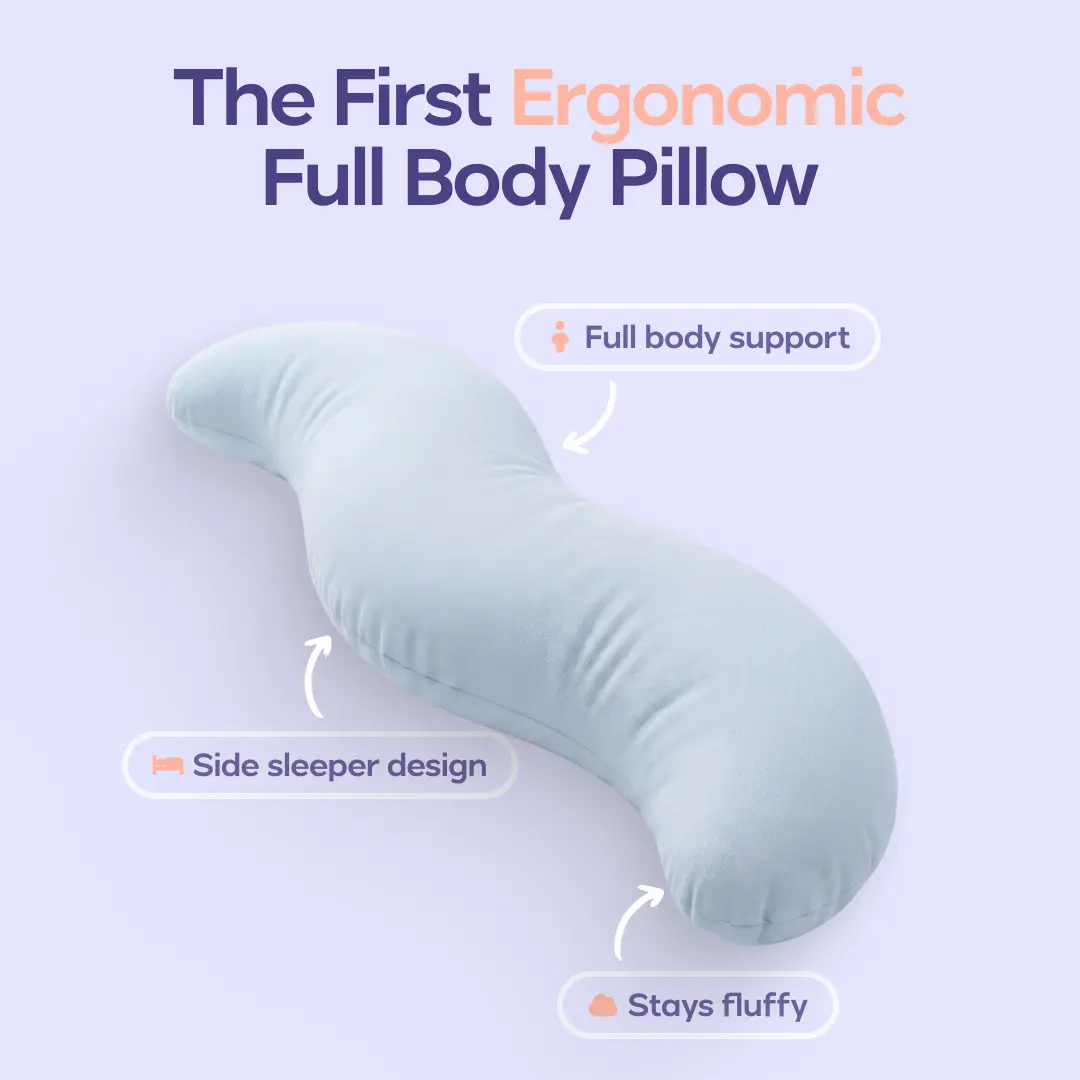 Mellow Sleep | BodyAlign Pillow - Full Body Ergonomic Support Pillow for Back, Belly, Hips & Legs, Cooling Side Sleeper Pillow for Pregnancy, Maternity & Body Pain Relief - TikTok Shop Mellow Sleep | BodyAlign Pillow - Full Body Ergonomic Support Pillow for Back, Belly, Hips & Legs, Cooling Side Sleeper Pillow for Pregnancy, Maternity & Body Pain Relief - TikTok Shop