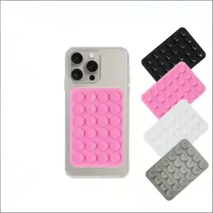 Silicone Suction Cup Phone Case, Single-Sided Stand, Strong Grip for Selfies and Videos, Compatible with iPhone and Android, Perfect Gift, Accessories