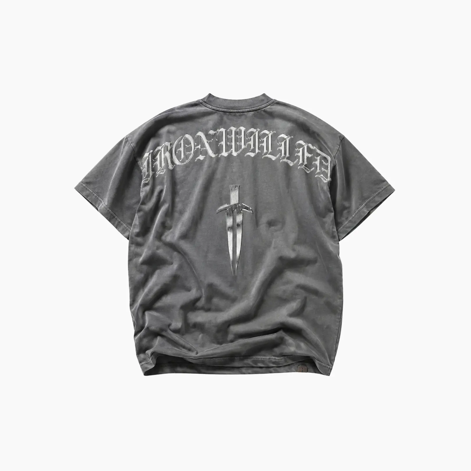 CHROME DAGGER TEE - [AGED GREY]