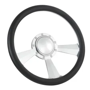 14" Billet Steering Wheels Black Half Wrap Buick Cadillac Pontiac GTO Firebird