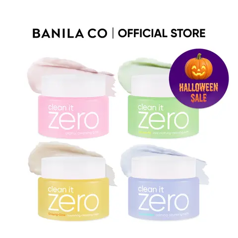 BANILA CO Clean It Zero Cleansing Balm 100ML & 180ML | Original, Pore Clarifying, Calming & Nourishing | Korean Makeup Remover Balm, Melts Waterproof Makeup & Sunscreen