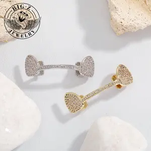 【Fashion casual】Hip Hop Grills Jewelry Micro-Inset Zircon Braces Rapper Accessories ，Varmpire COS ,Unisex,Christmas and Halloween Costume Accessories,New year Present,Valentine's Day Birthday Gift