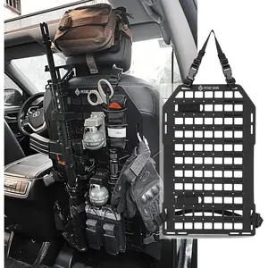 PETAC GEAR Tactical Car Seat Back Organizer| Rigid Molle Panels for Vehicles| Truck Mount Rack Panel for Tactical Gear Accessories.-