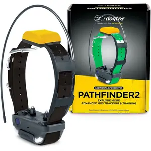 Dogtra PF2 RX BLACK Pathfinder 2 GPS Dog Tracker & Training Collar, Black